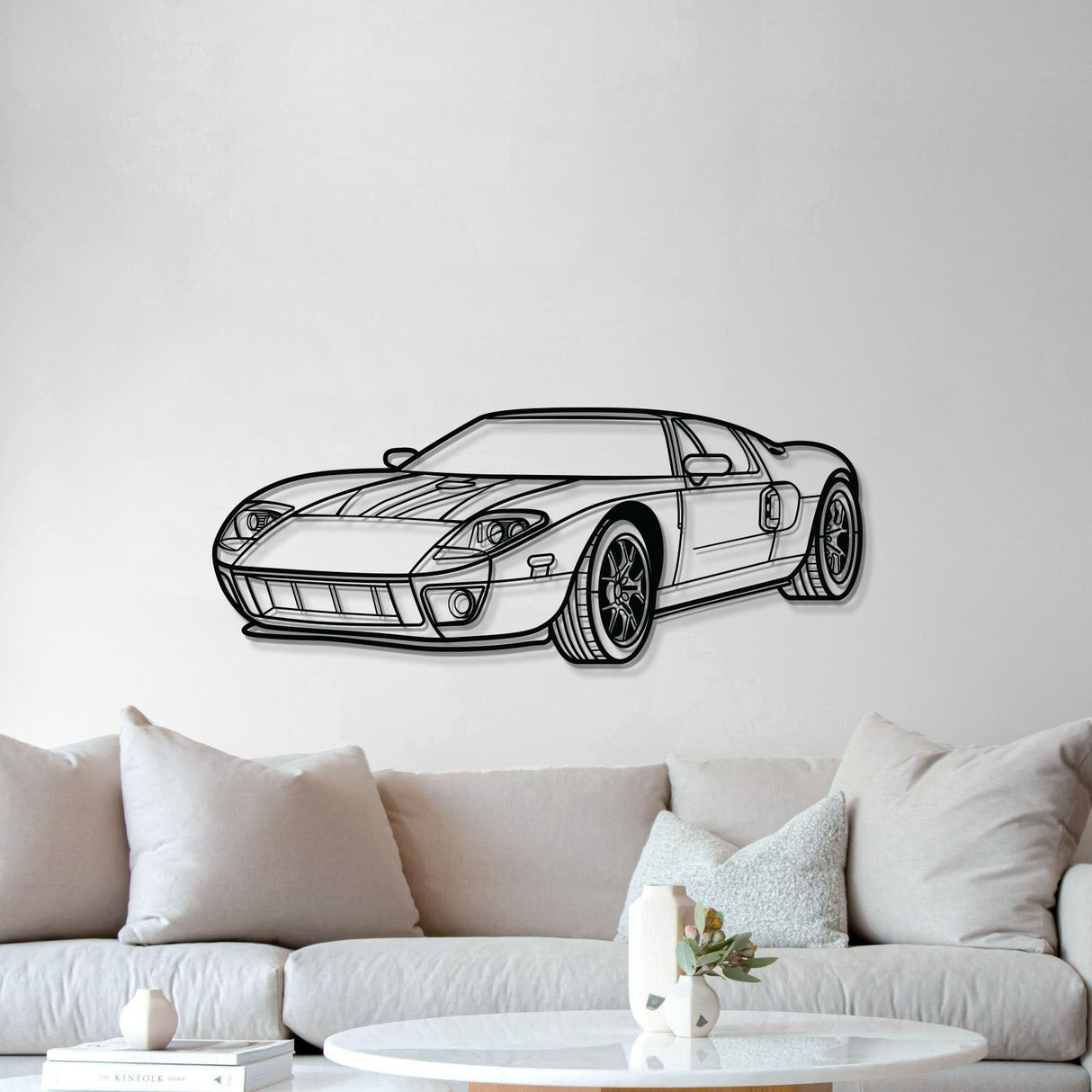 GT Perspective Metal Car Wall Art - MT1127