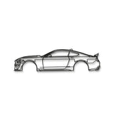 Mustang GT500 Detailed Metal Car Wall Art - MT1059