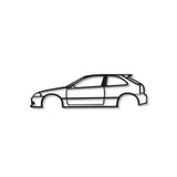 Civic EK Metal Car Wall Art - MT0901