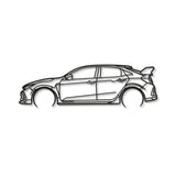 Civic Type-R FK8 Classic Metal Car Wall Art - MT0902