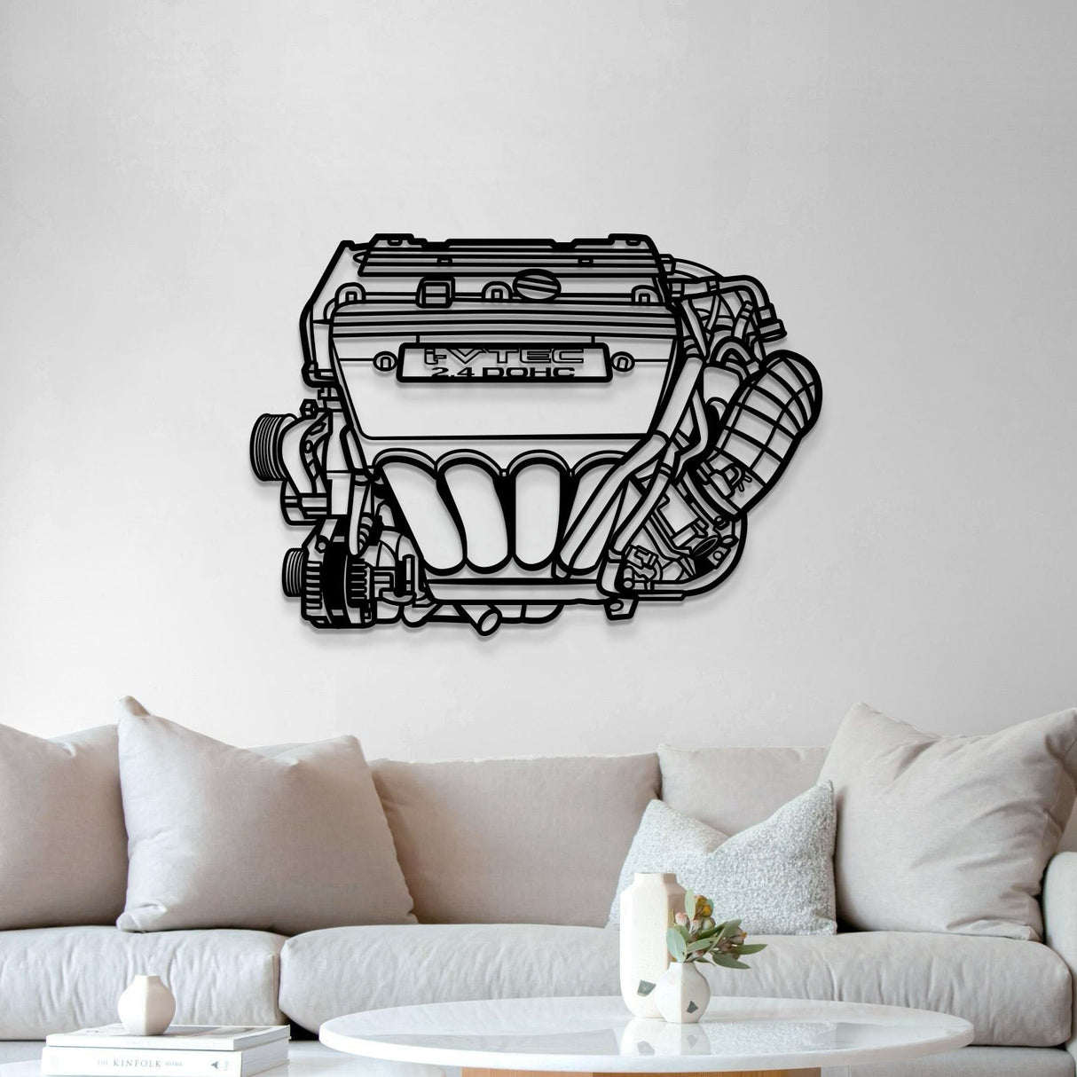 K24 Metal Engine Block Wall Art - MTEB-0005