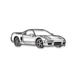 NSX Perspective Metal Car Wall Art - MT1128