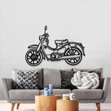 Super Cub Metal Motorcycle Wall Art - MT1399