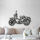 Super Cub Metal Motorcycle Wall Art - MT1399