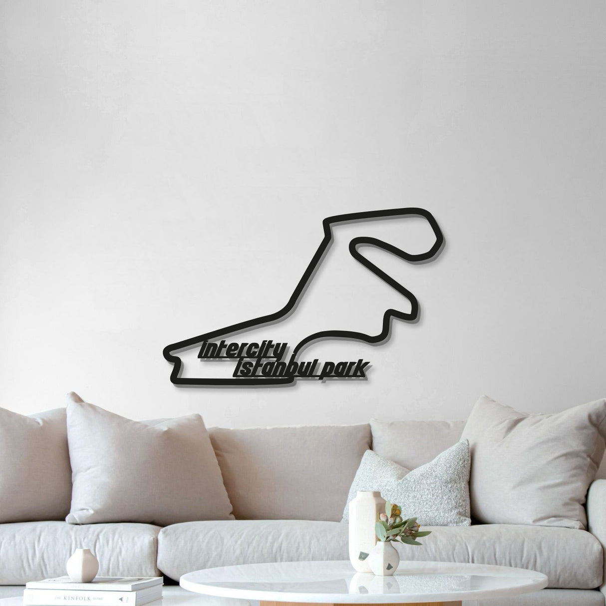 Intercity Istanbul Park Formula 1 Metal Circuit Wall Art - MT0995