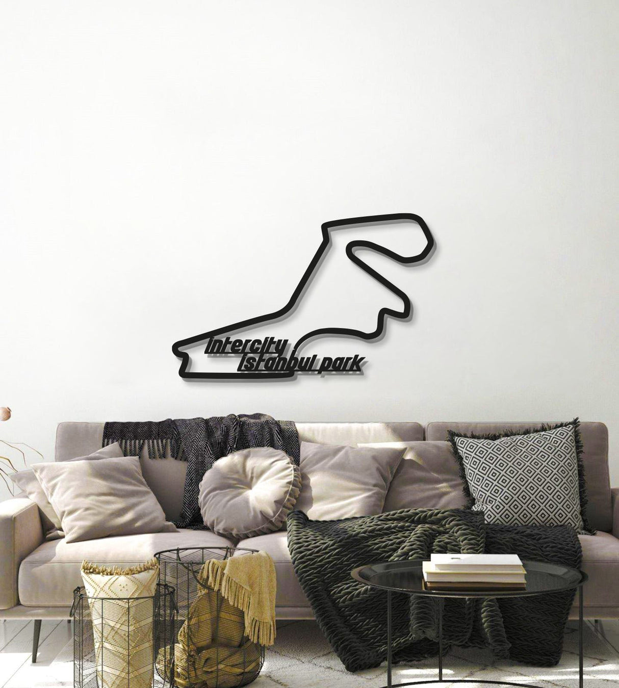 Intercity Istanbul Park Formula 1 Metal Circuit Wall Art - MT0995