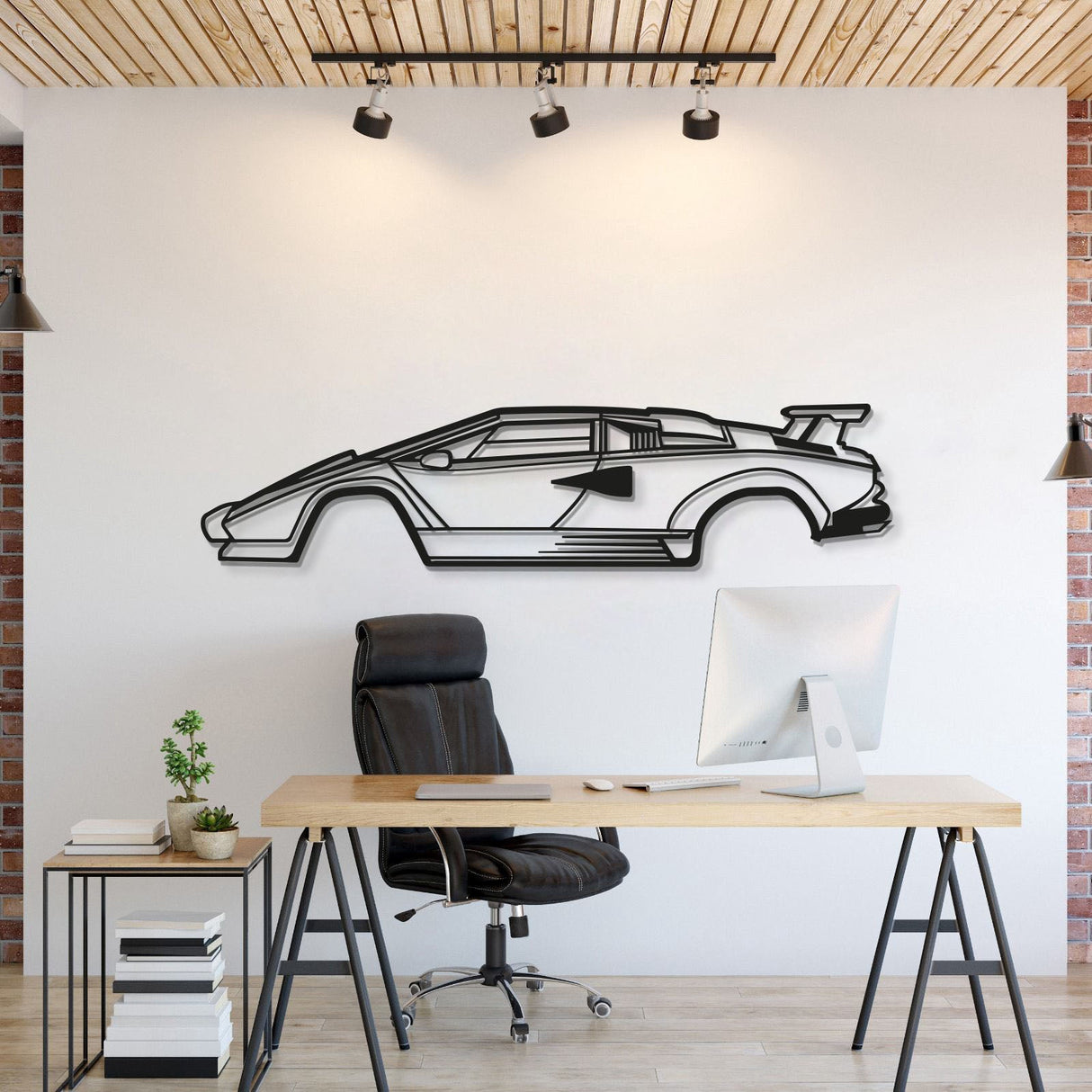 Countach Metal Car Wall Art - MT0927