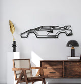 Countach Metal Car Wall Art - MT0927