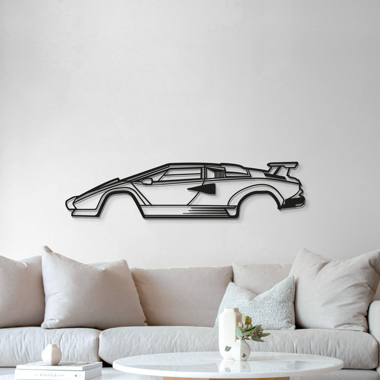 Countach Metal Car Wall Art - MT0927