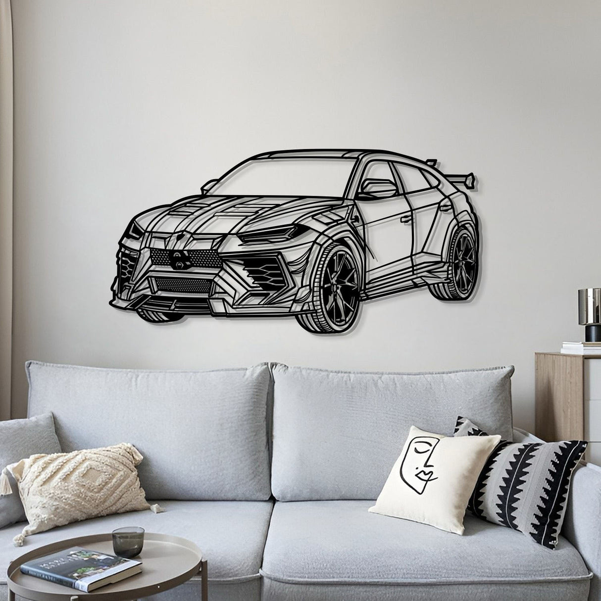 Urus Mansory Perspective Metal Car Wall Art - MT1280