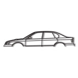 2000 Legacy B4 Classic Metal Car Wall Art - MT0280