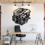 M113 5.4L V8 AMG Metal Engine Block Wall Art - MTEB-0006