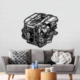 M113 5.4L V8 AMG Metal Engine Block Wall Art - MTEB-0006