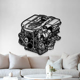 M113 5.4L V8 AMG Metal Engine Block Wall Art - MTEB-0006