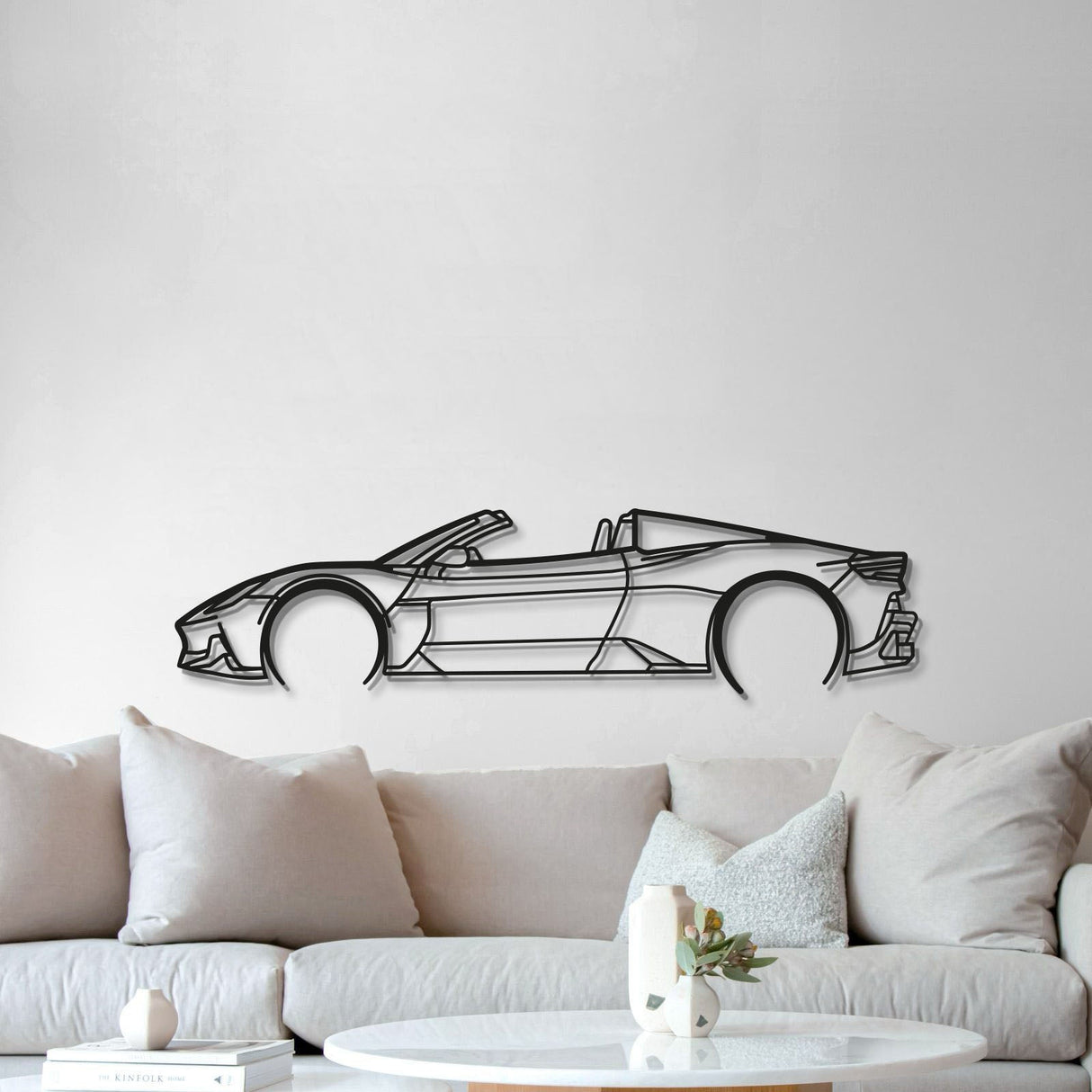 MC20 Cielo Metal Car Wall Art - MT1019