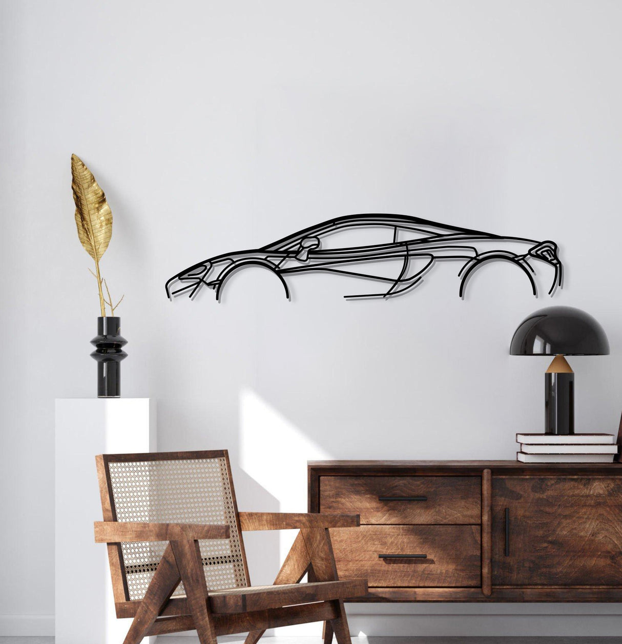 570S Classic Metal Car Wall Art - MT0838