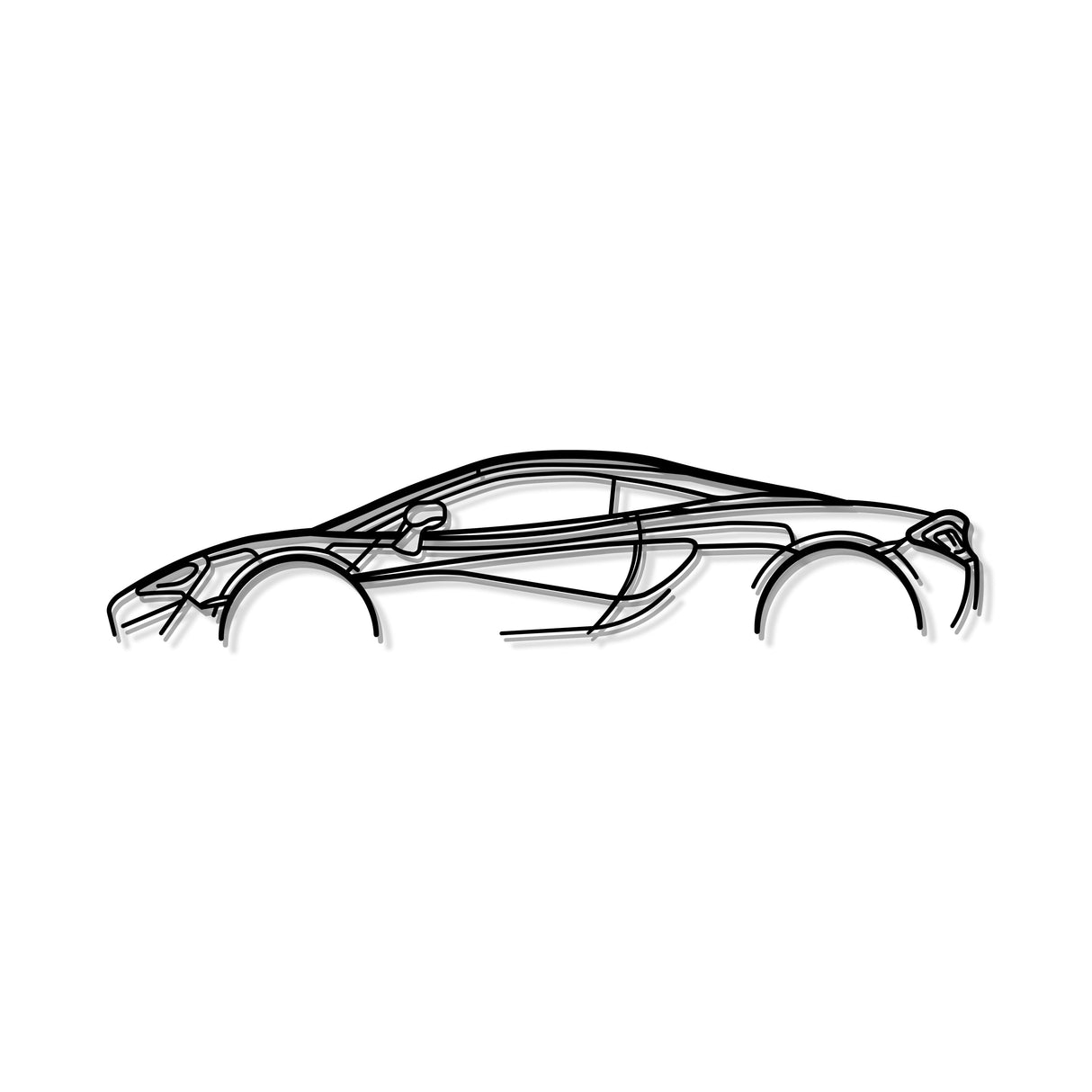 570S Classic Metal Car Wall Art - MT0838