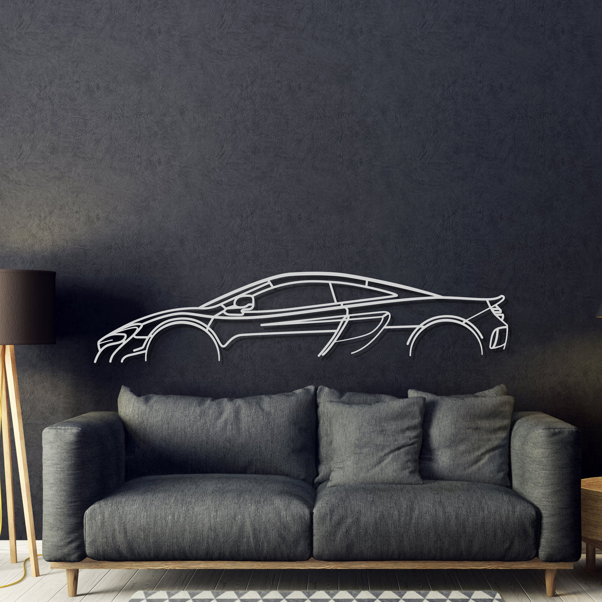 675LT Classic Metal Car Wall Art - MT0839