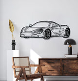 720S Perspective Metal Car Wall Art - MT1129