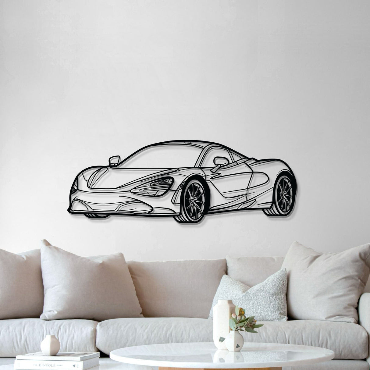 720S Perspective Metal Car Wall Art - MT1129