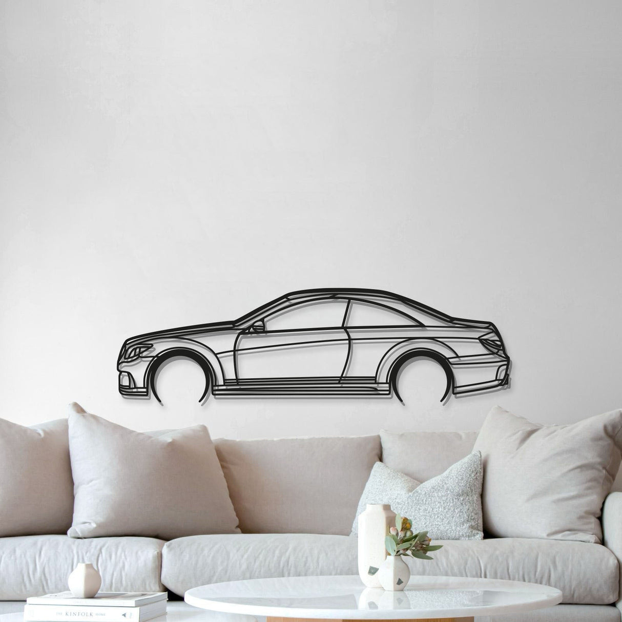 CL 500 Detailed Metal Car Wall Art - MT0903