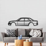 W124 500E Metal Car Wall Art - MT1109