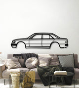 W124 500E Metal Car Wall Art - MT1109