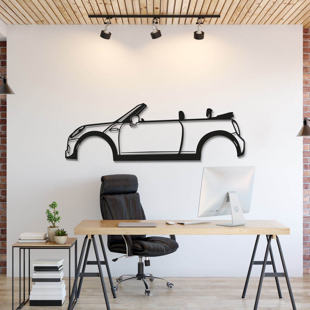 Cooper F57 Metal Car Wall Art - MT0910