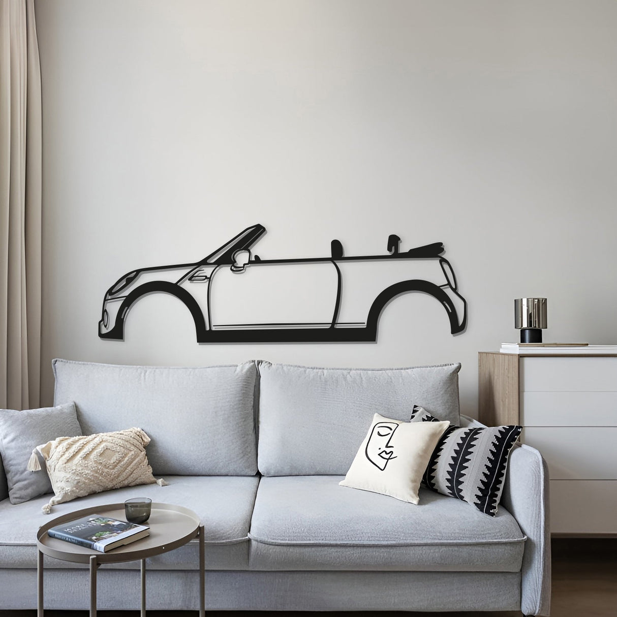 Cooper F57 Metal Car Wall Art - MT0910