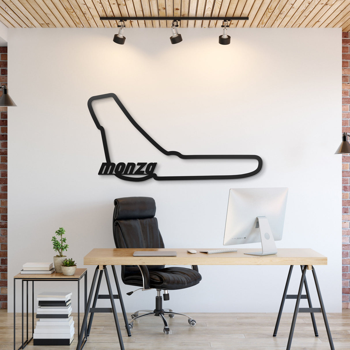 Monza Formula 1 Metal Circuit Wall Art - MT1054