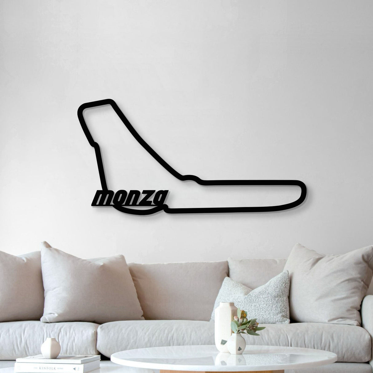 Monza Formula 1 Metal Circuit Wall Art - MT1054