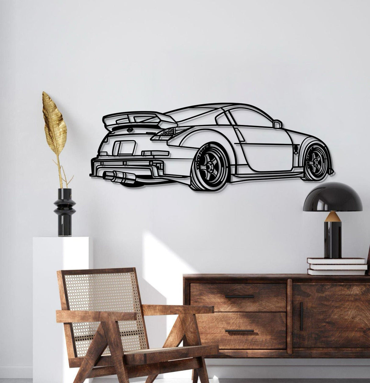 350z Custom Perspective Metal Car Wall Art - MT1178