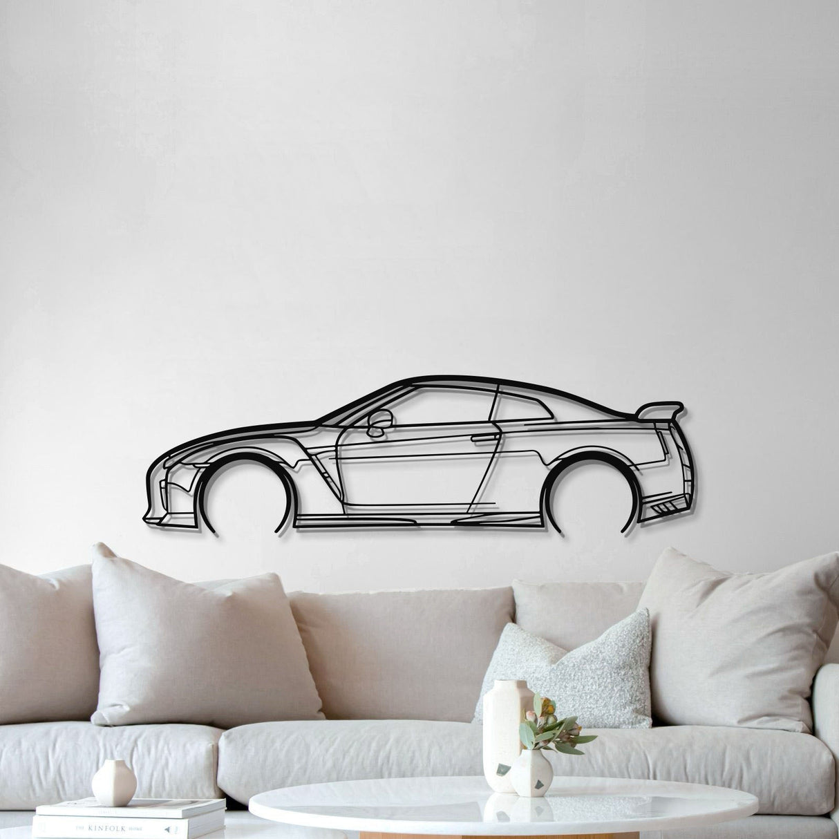 GTR R-35 Detailed Metal Car Wall Art - MT0989