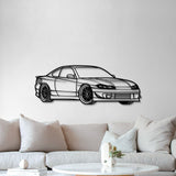 Silvia S15 Perspective Metal Car Wall Art - MT1135