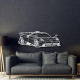 Imola Perspective Metal Car Wall Art - MT1220