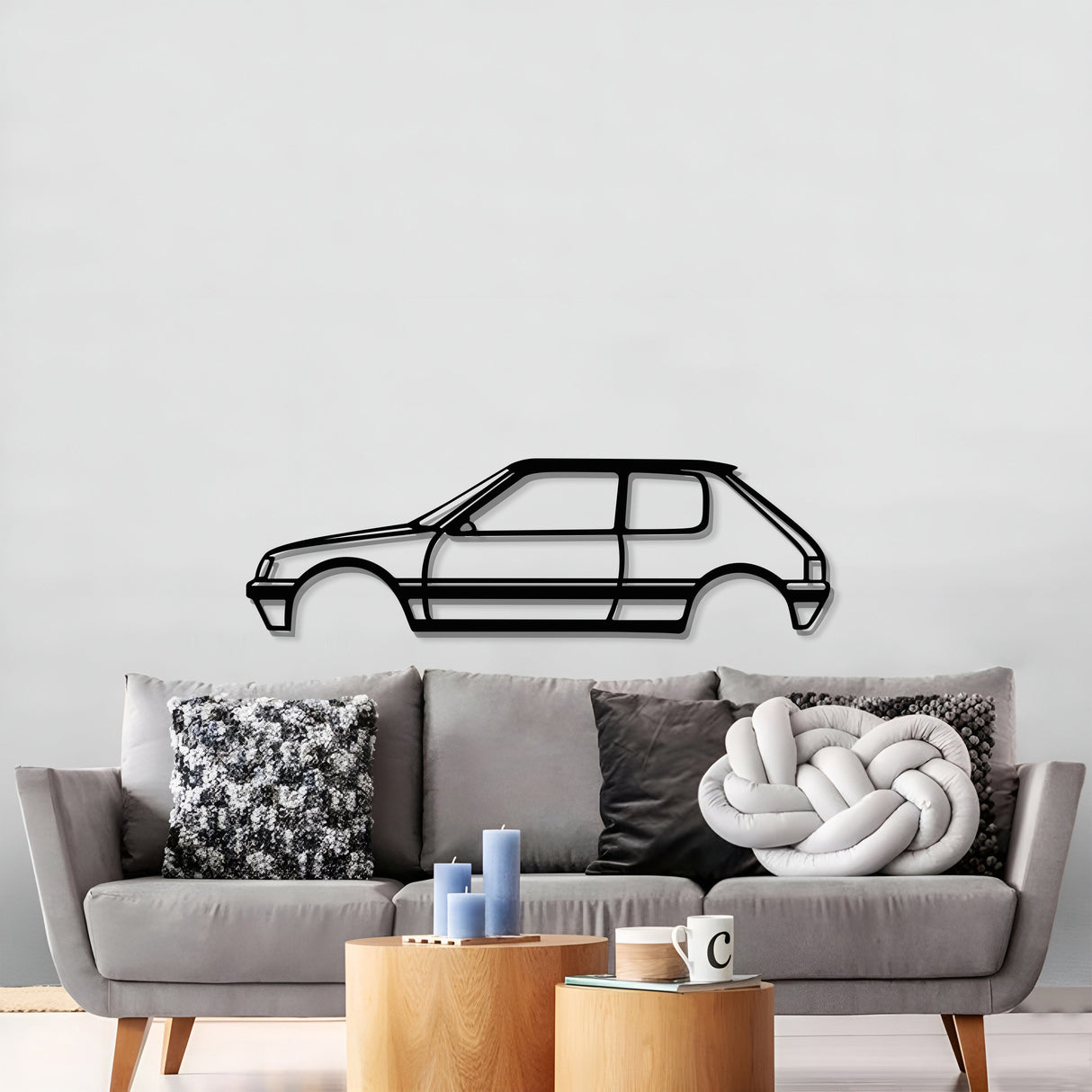 205 Metal Car Wall Art - MT0828