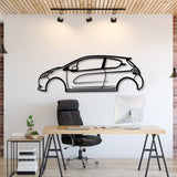 208 GTI Metal Car Wall Art - MT0829