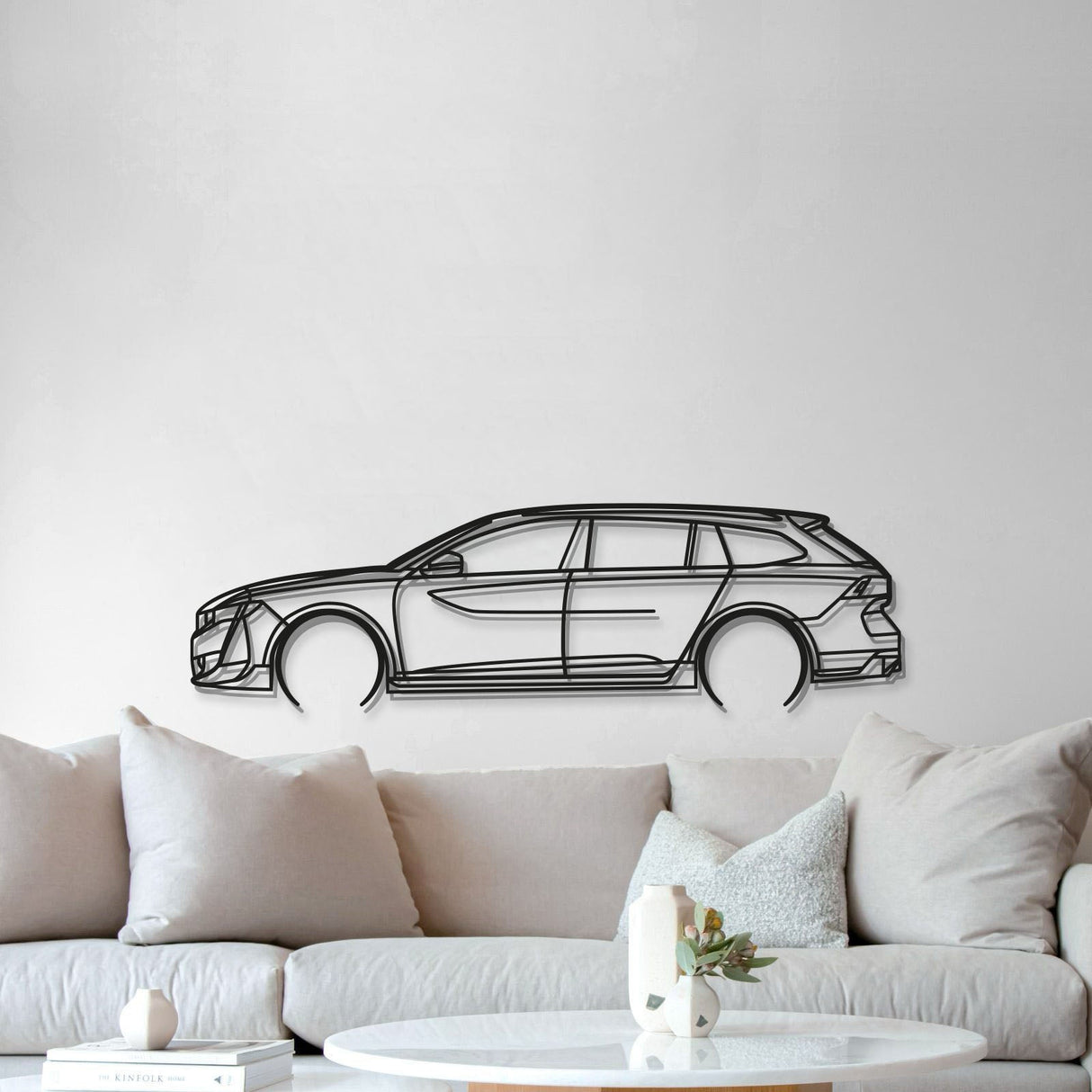 508 II SW PSE Detailed Metal Car Wall Art - MT0837