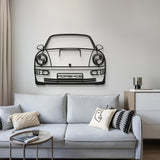 911 964 Front View Metal Car Wall Art - MT1366