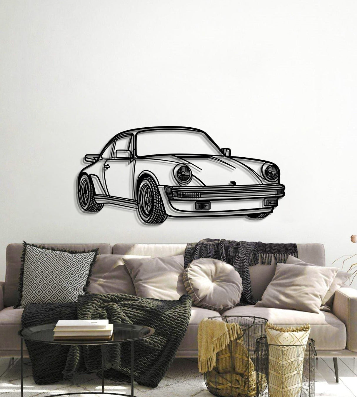 Perspective Metal Car Wall Art - MT0459