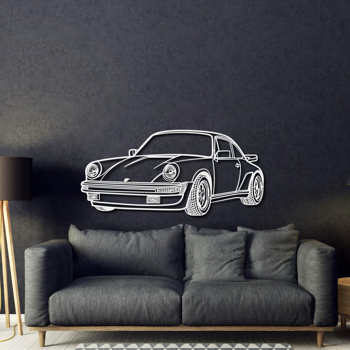 Perspective Metal Car Wall Art - MT0459