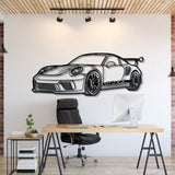 Perspective Metal Car Wall Art - MT0460