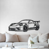 Perspective Metal Car Wall Art - MT0460