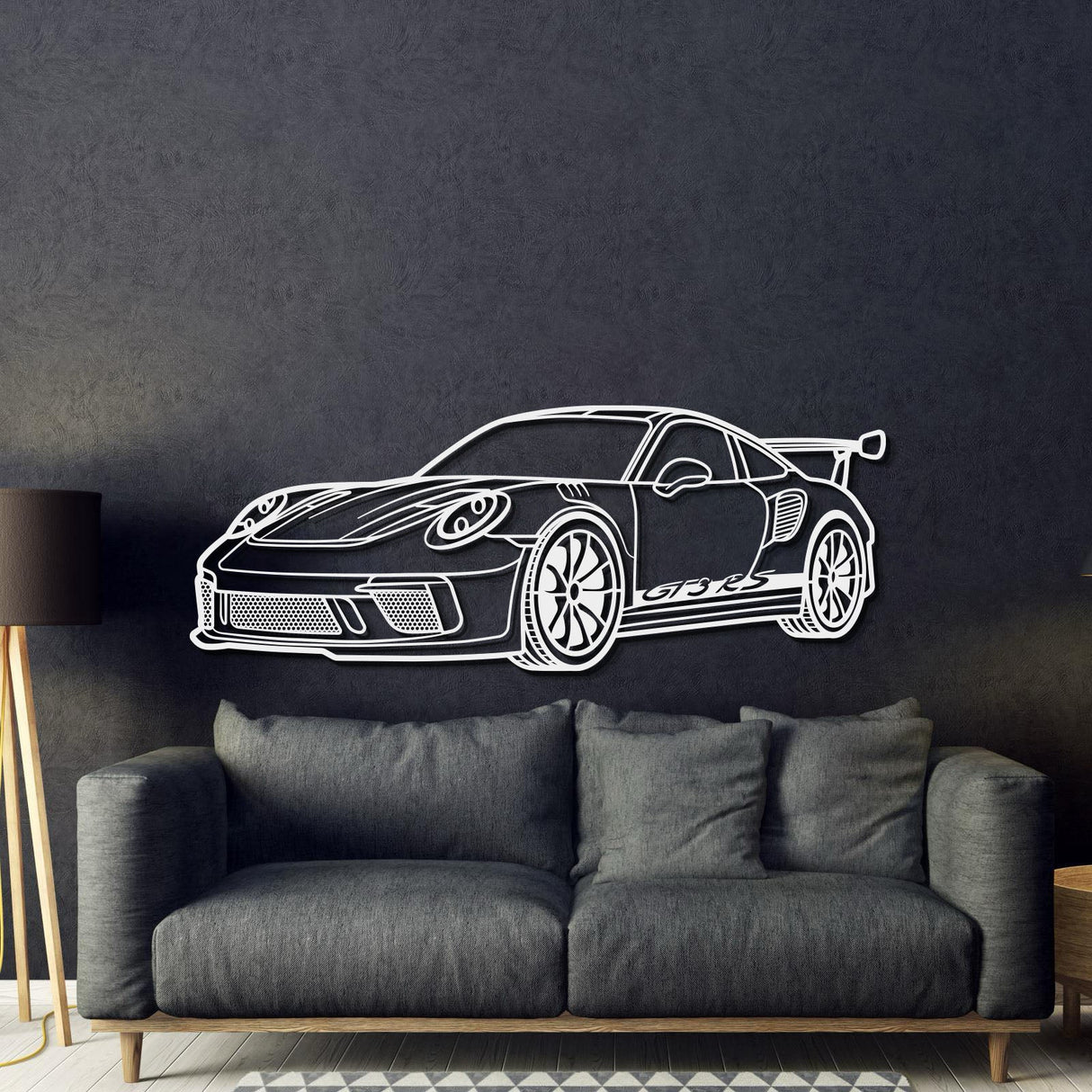 Perspective Metal Car Wall Art - MT0460