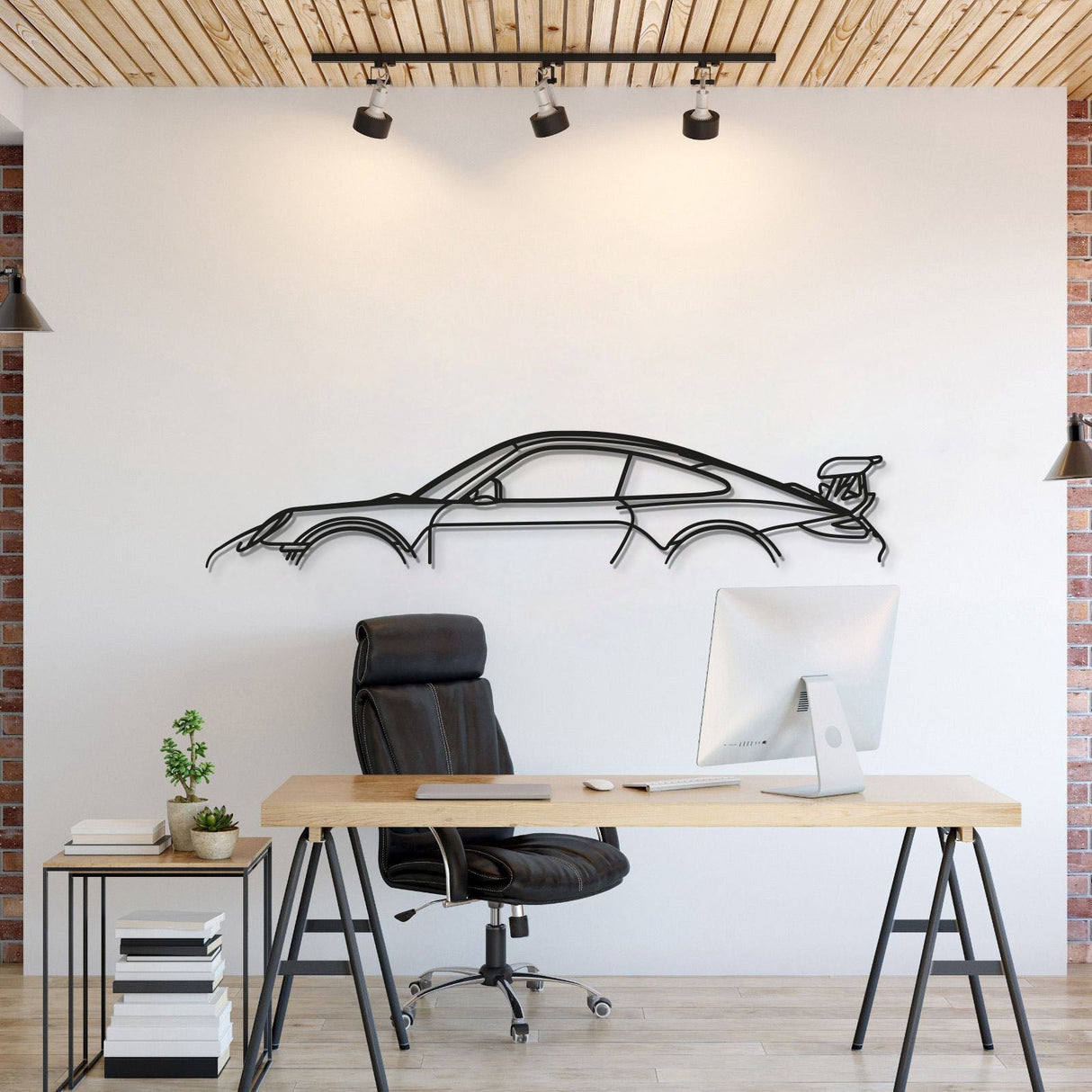 Classic Metal Car Wall Art - MT0846