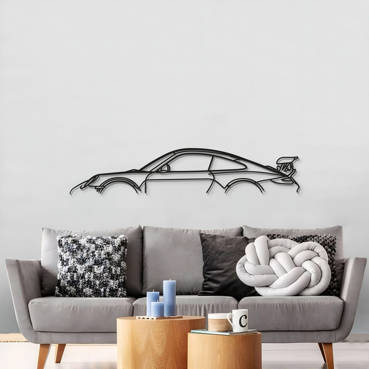 Classic Metal Car Wall Art - MT0846