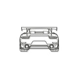 Back Metal Car Wall Art - MT0850