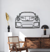 Front Metal Car Wall Art - MT0848