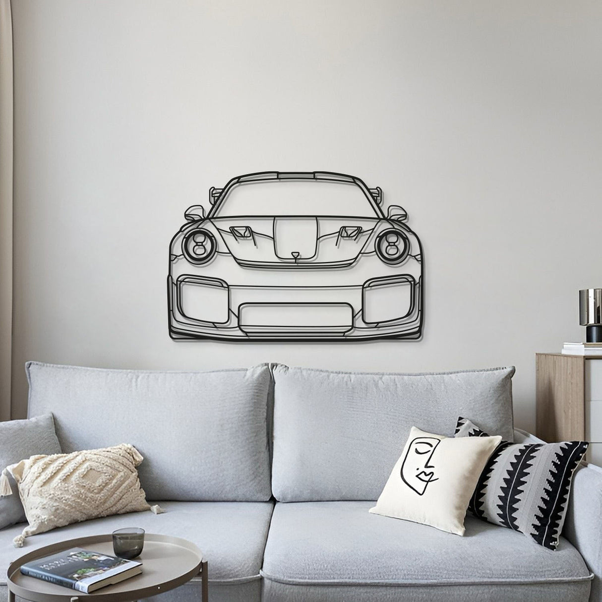 Front Metal Car Wall Art - MT0848