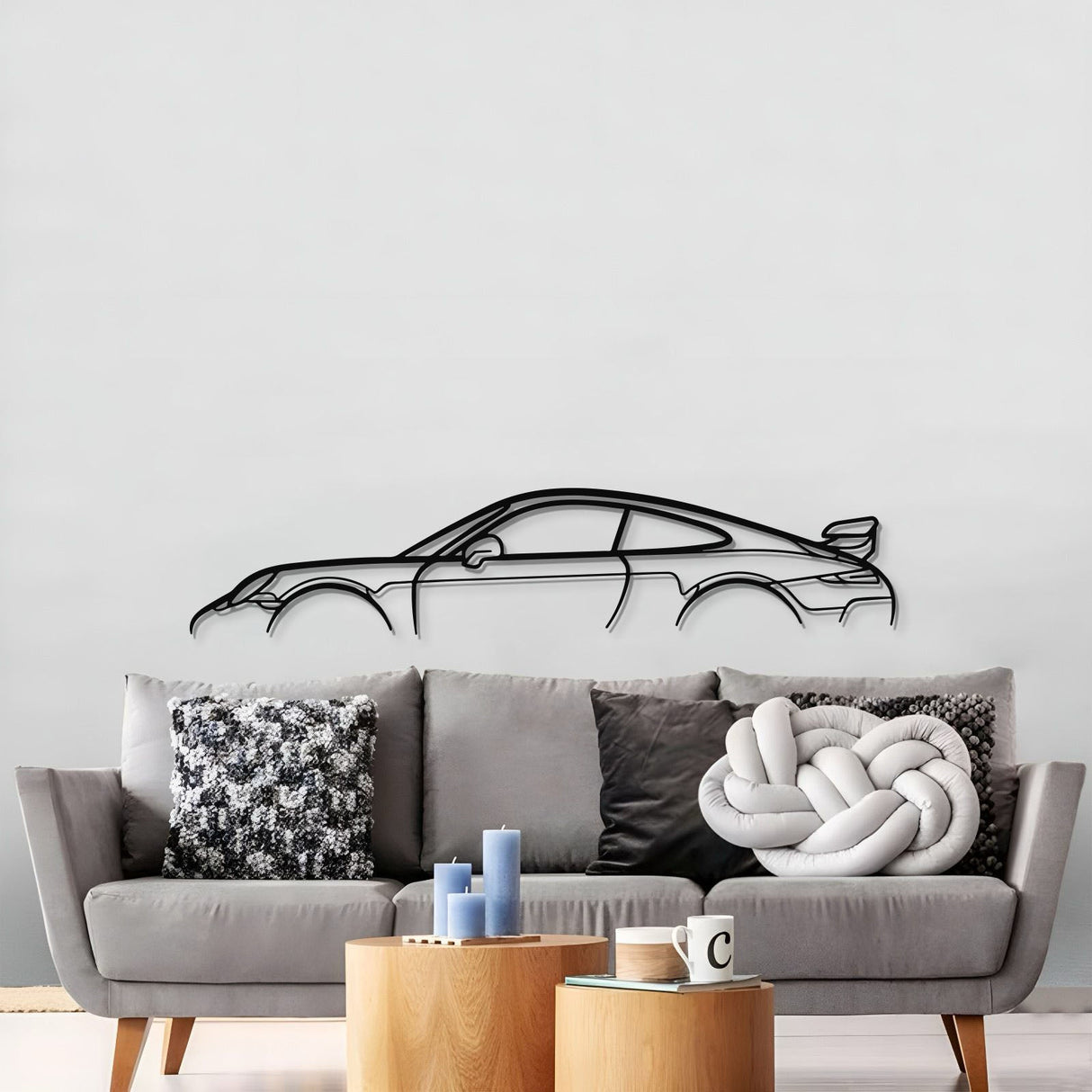 Metal Car Wall Art - MT0853